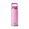 Yeti Rambler 26oz/769ml Bottle with Colour Match Straw Cap - Alpenglow