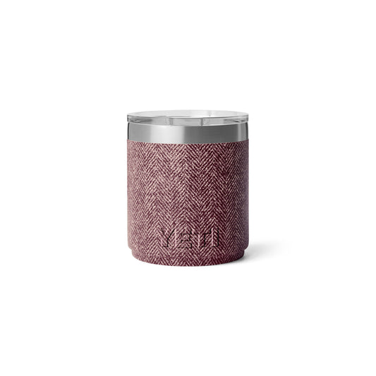 Yeti Rambler 10oz/295ml Stackable Ceramic Lined Lowball 2.0 With Magslider Lid - Riverhead Red
