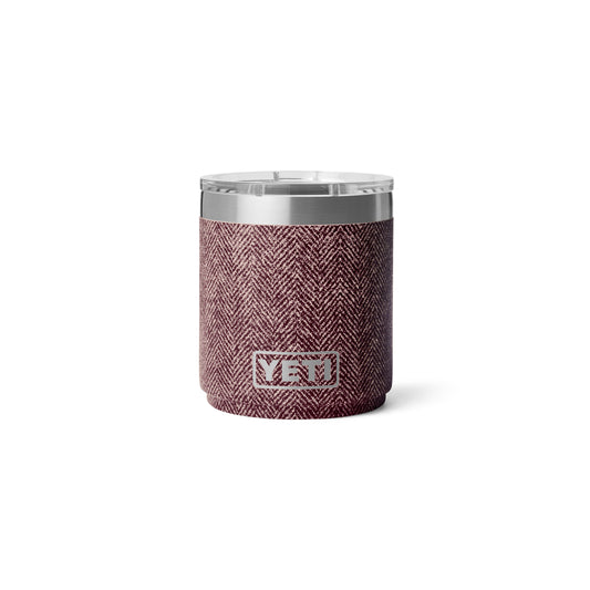 Yeti Rambler 10oz/295ml Stackable Ceramic Lined Lowball 2.0 With Magslider Lid - Riverhead Red