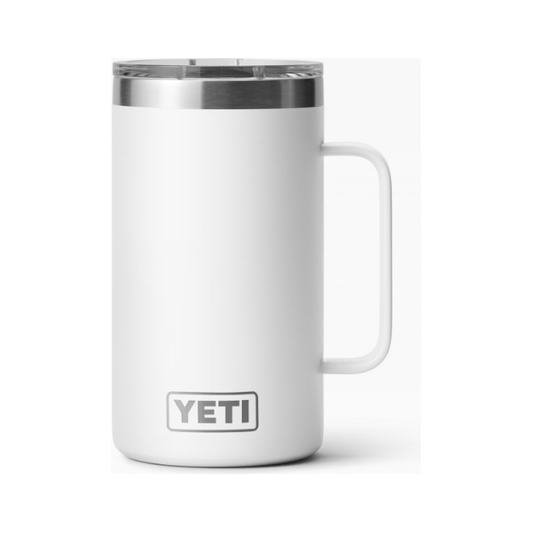 Yeti Rambler 24oz/710ml Mug with Magslider Lid - White