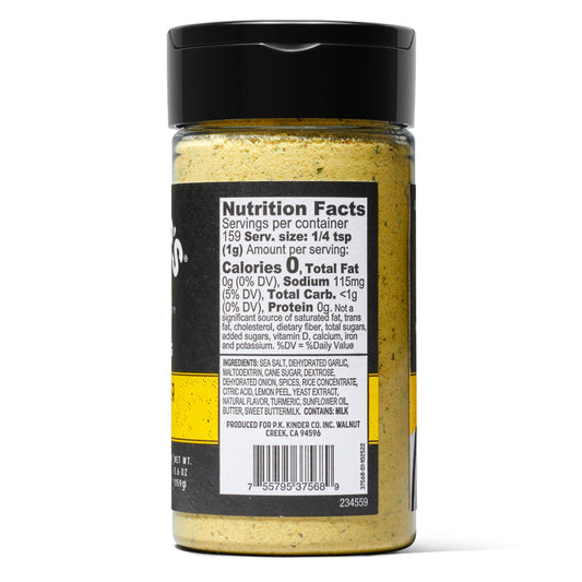 Kinder's Sauces & Seasonings - Lemon Butter Garlic Seasoning 5.6oz