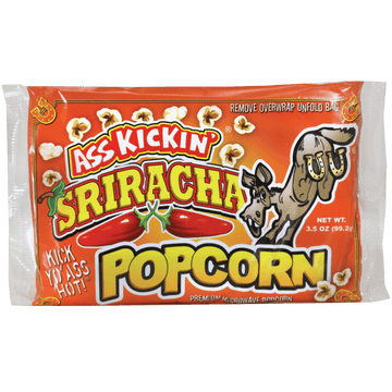 Ass Kickin' - Sriracha Microwave Popcorn Pouch