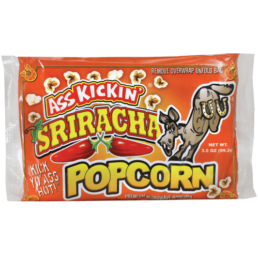 Ass Kickin' - Sriracha Microwave Popcorn Pouch