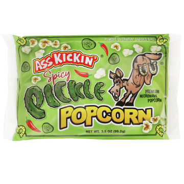 Ass Kickin' - Spicy Pickle Microwave Popcorn Pouch