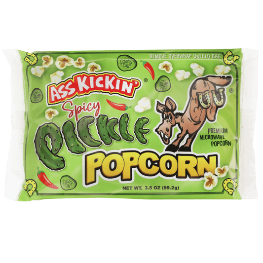 Ass Kickin' - Spicy Pickle Microwave Popcorn Pouch