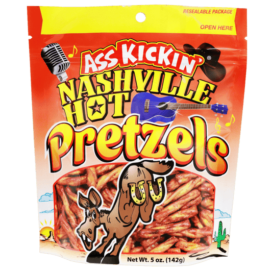 Ass Kickin' - Nashville Hot Pretzels - 5oz Bag