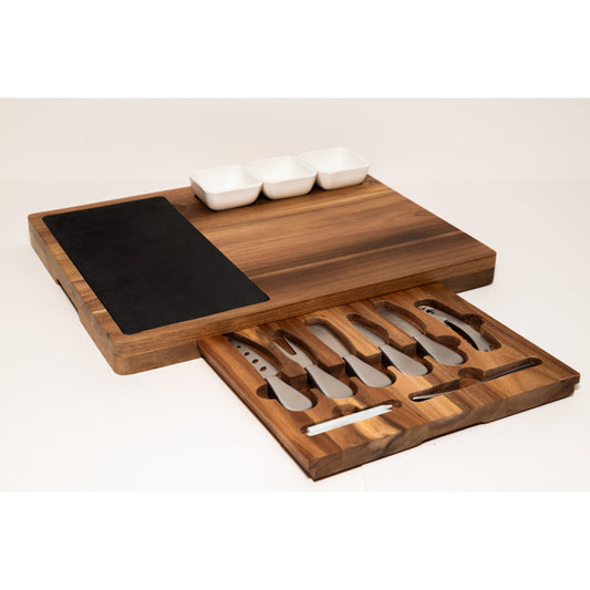 Luxe BBQ Company - Customizable Charcuterie Board With Drawer