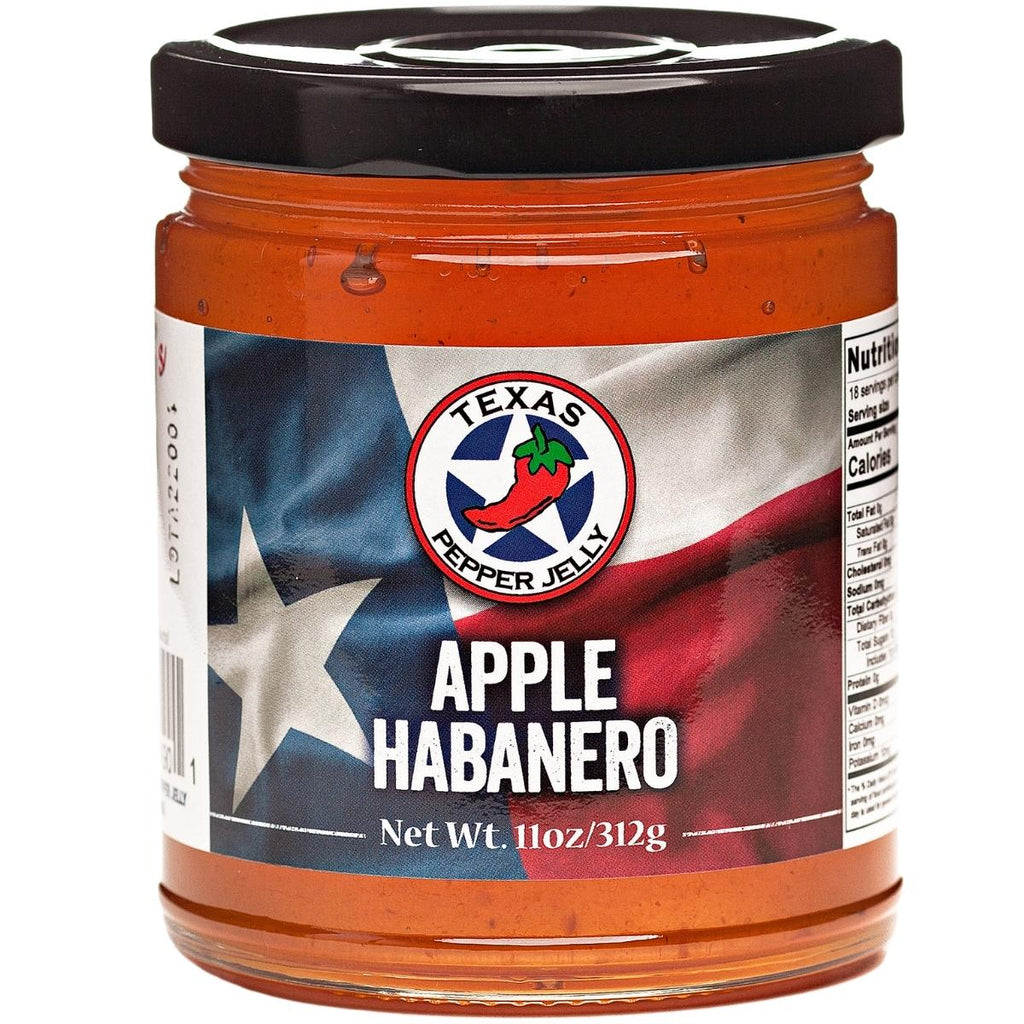 Texas Pepper Jelly - Apple Habanero - Glass Jar