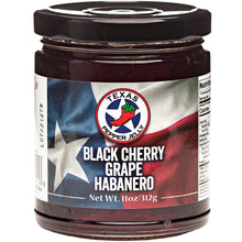 Texas Pepper Jelly - Black Cherry Grape Habanero - Glass Jar