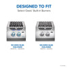 Napoleon Oasis 24" x 24" - Stainless Steel Countertop with 12" Burner Cutout