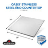 Napoleon Oasis 24" x 26" - Stainless Steel End Countertop