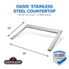 Napoleon Oasis 36" x 24" - Stainless Steel Countertop for 32" Grill Head