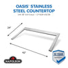 Napoleon Oasis 42" x 24" - Stainless Steel Countertop for 38" Grill Head