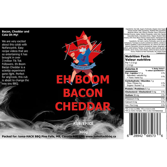 Toma-Hack BBQ - Eh Boom Bacon Cheddar Rub