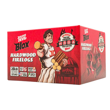 Jealous Devil - BLOX Hardwood Firelogs - 12pk (28lbs)