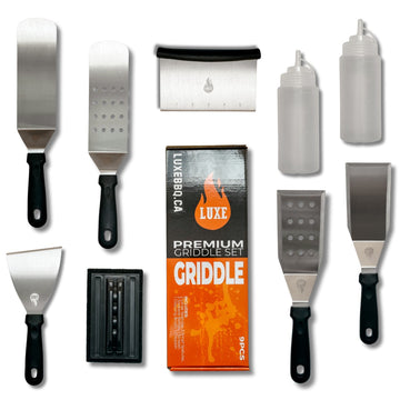 Luxe Barbeque Co. - Premium 9pc Griddle Set