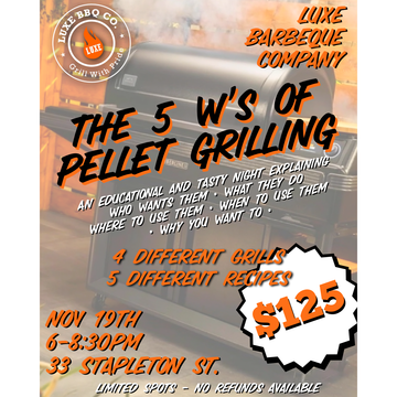 The 5 W's of Pellet Grilling Class - November 19, 2025 Winnipeg