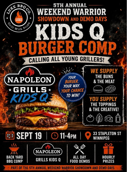 Winnipeg Kids Q Burger Competition Registration - Sept. 19, 2026