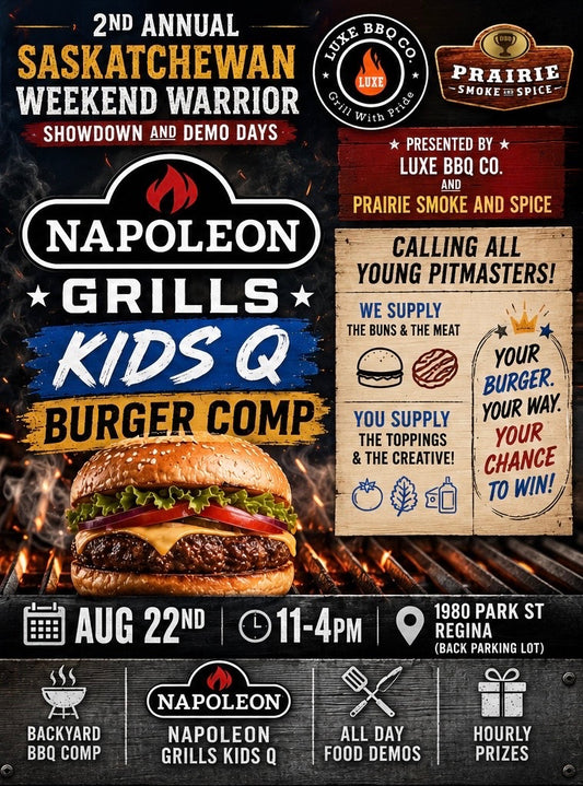 Regina Napoleon Kids Q Burger Competition Registration - Aug. 22, 2026