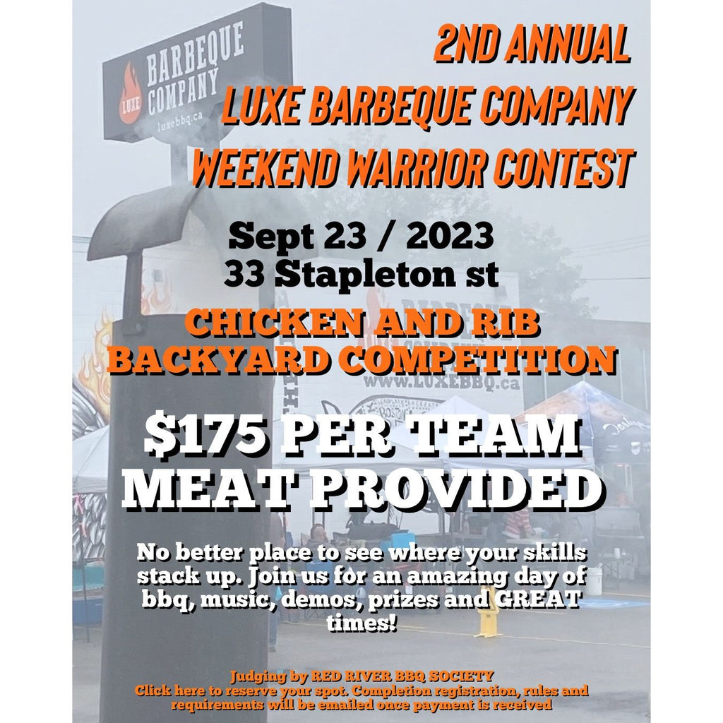 Weekend Warrior Competition Team Registration - Sept. 23, 2023