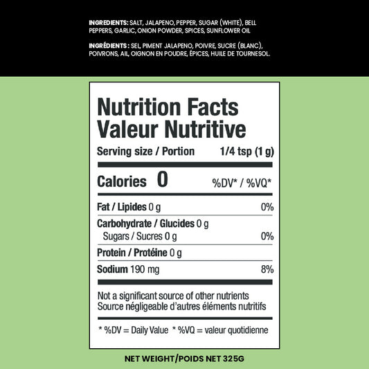 1908 Barbeque - Jalapeno Salt 325g