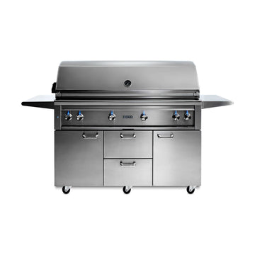 Lynx - 54" Professional Freestanding Grill (1 Trident IR Burner & 3 Ceramic Burners & Rotisserie))