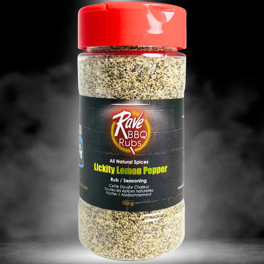 Rave BBQ Rubs - Lickity Lemon Pepper Rub 150g