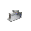 Mont Alpi - 957 Stainless Steel Island with Compact Refrigerator