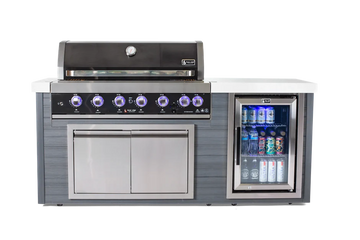 Mont Alpi - Artwood Series 6-Burner Black Stainless Steel