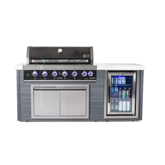 Mont Alpi - Artwood Series 6-Burner Black Stainless Steel