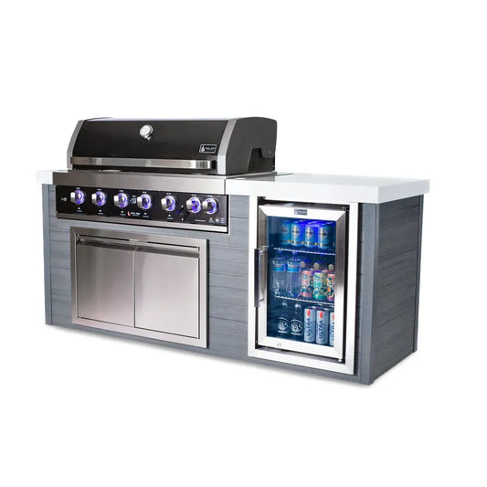 Mont Alpi - Artwood Series 6-Burner Black Stainless Steel
