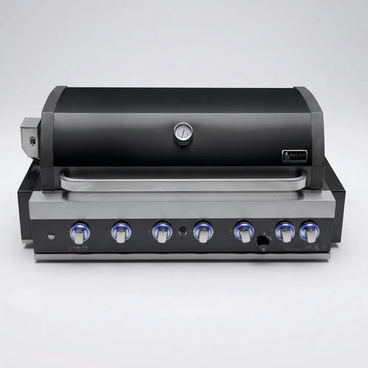 Mont Alpi - 44" Black Stainless Steel Built in Grill