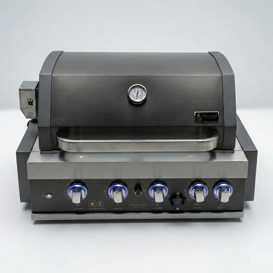 Mont Alpi - 32" Black Stainless Built in Grill