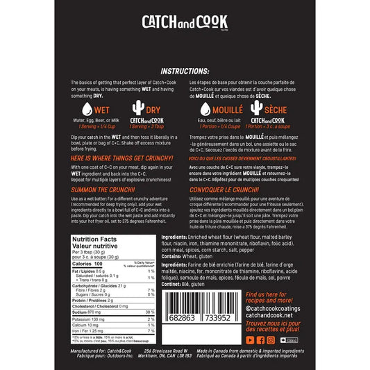 Catch and Cook - Original (CRUNCHY) - Fish & Game Coating Mix