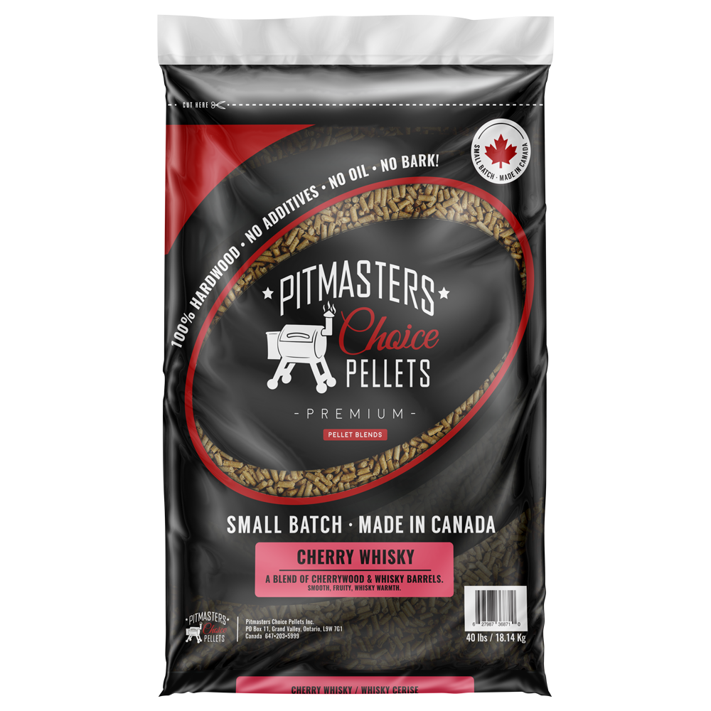 Pitmasters Choice Cherry Whiskey Pellets 40lbs Bag