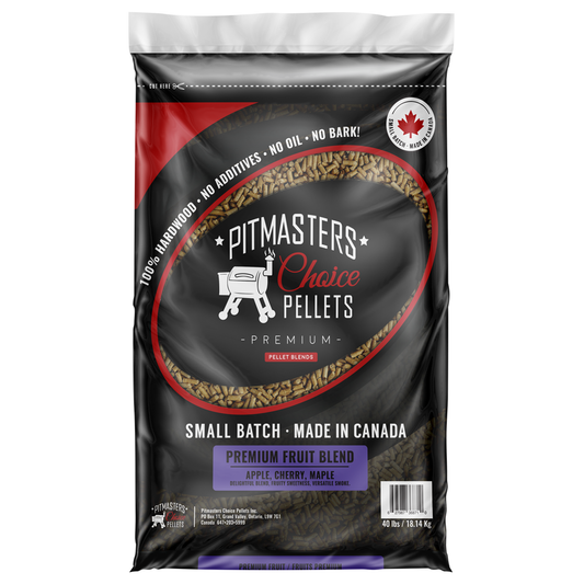 Pitmasters Choice Premium Fruit Blend Pellets 40lbs Bag