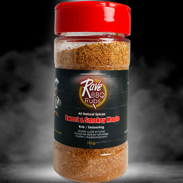 Rave BBQ Rubs - Sweet n Smokey Maple Rub 143g