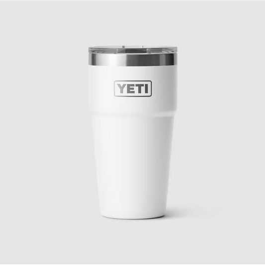 Yeti Rambler 20oz/591ml Stackable Cup with Magslider Lid - White