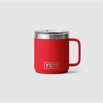 Yeti Rambler 10oz/295ML CL Stackable Mug With Magslider Lid - Rescue Red