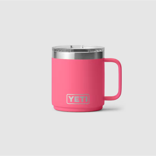 Yeti Rambler 10oz/295ML CL Stackable Mug With Magslider Lid - Tropical Pink