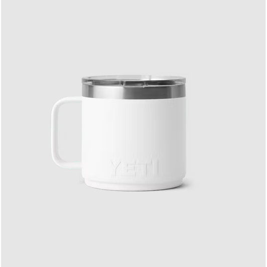 Yeti Rambler 14oz/414ml CL Stackable Mug 2.0 with Magslider Lid - White