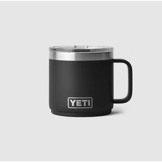 Yeti Rambler 14oz/414ml CL Stackable Mug 2.0 with Magslider Lid - Black