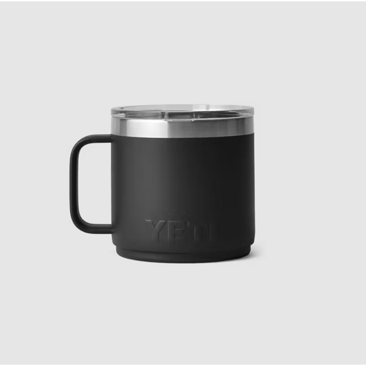 Yeti Rambler 14oz/414ml CL Stackable Mug 2.0 with Magslider Lid - Black