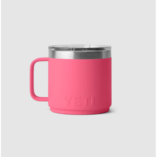 Yeti Rambler 14oz/414ml CL Stackable Mug 2.0 with Magslider Lid - Tropical Pink