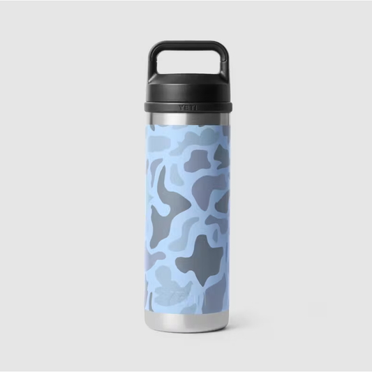 Yeti Rambler 18oz/532ml Bottle with Chug Cap - Blue Camo