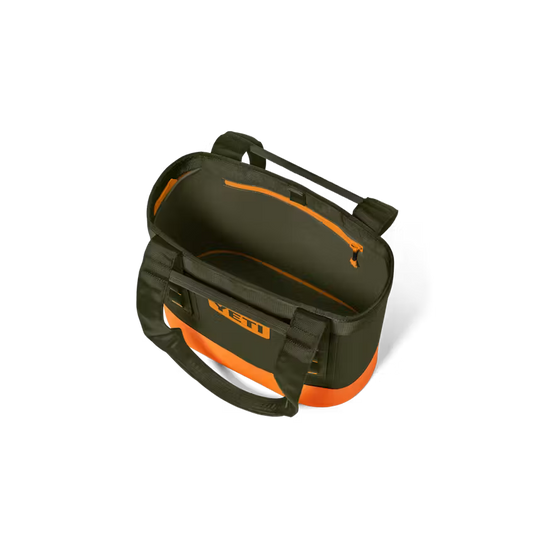 Yeti Camino 20 Carryall Tote - Open Country (Olive/King Crab Orange)