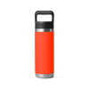 Yeti Rambler 18oz/532ml Bottle with Colour Match Straw Cap - Solar Flare