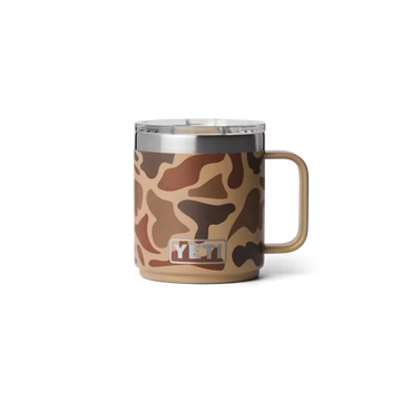 Yeti Rambler 10oz/295ML Ceramic Lined Stackable Mug With Magslider Lid - Wetlands Camo