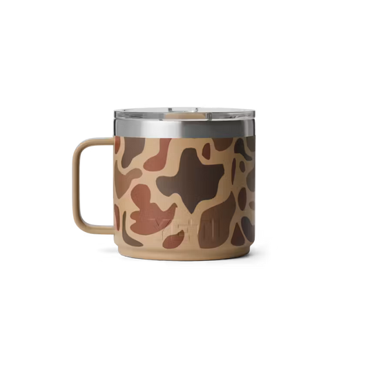 Yeti Rambler 14oz/414ml CL Stackable Mug 2.0 with Magslider Lid - Wetlands Camo