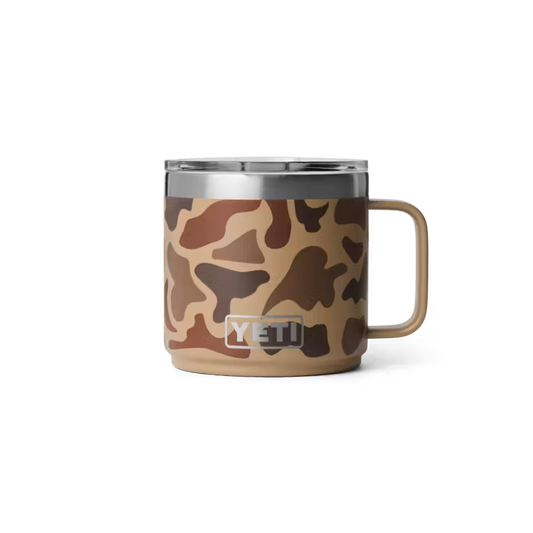 Yeti Rambler 14oz/414ml CL Stackable Mug 2.0 with Magslider Lid - Wetlands Camo